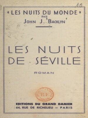 cover image of Les nuits de Séville